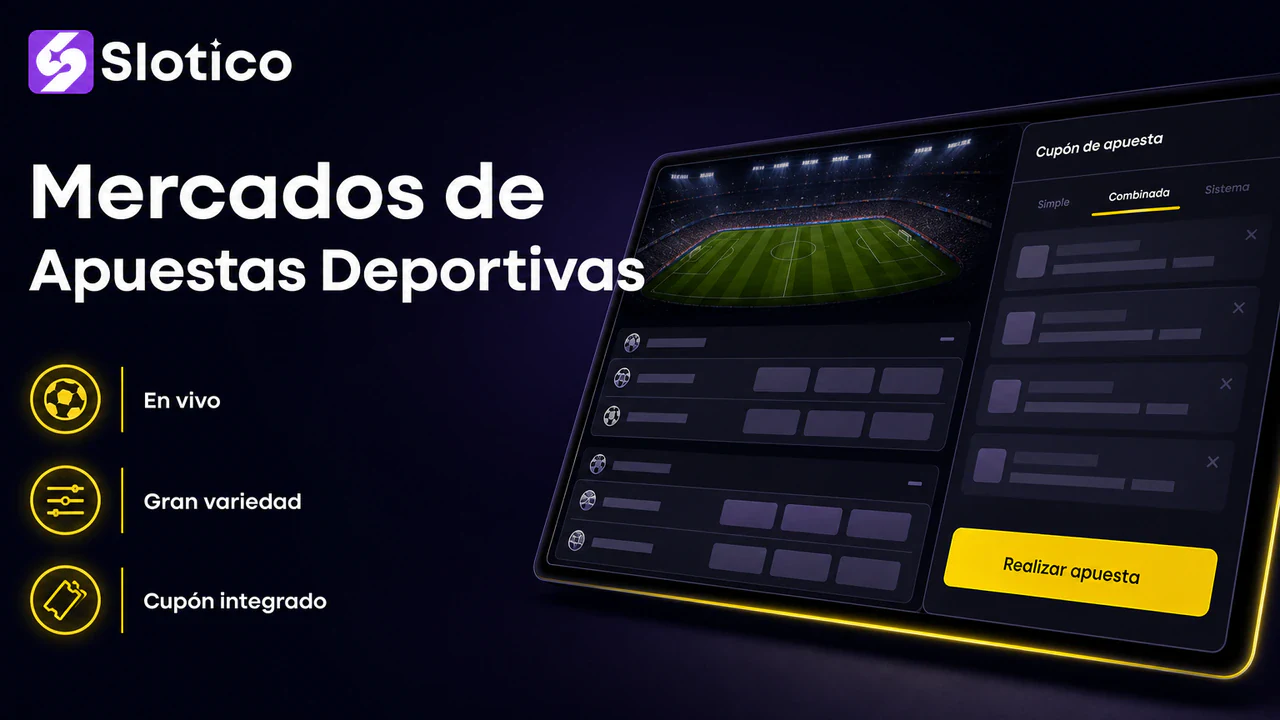 Panel de apuestas deportivas con cuotas en vivo y cupón de apuesta