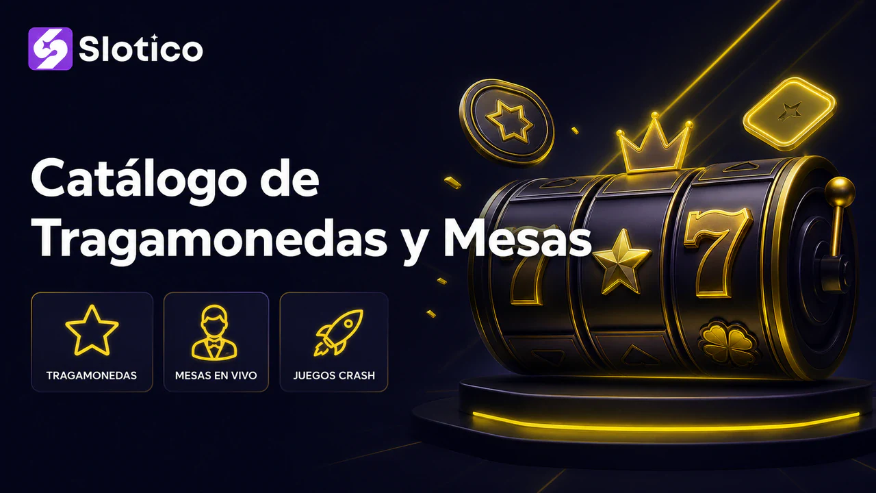 Selección de tragamonedas populares y juegos crash en Slotico